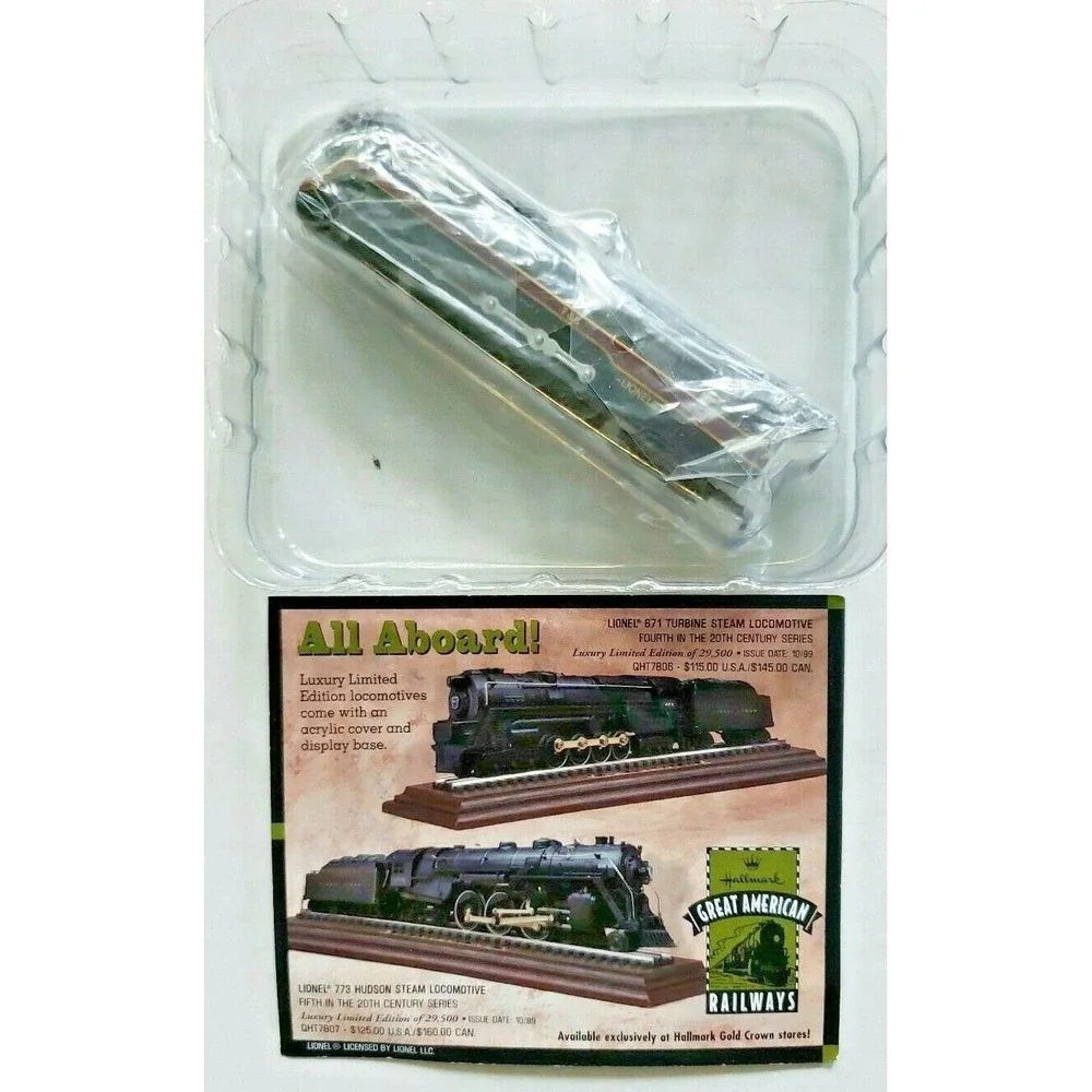 1999 Hallmark Keepsake Ornament 746 Norfolk & Western Steam Locomotive Lionel U5